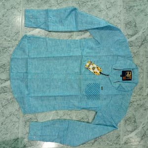 RF Mens Shirt Blue Color Size S