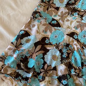 Floral Print Skirt