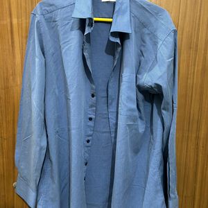 Classy Unisex Blue Shirt