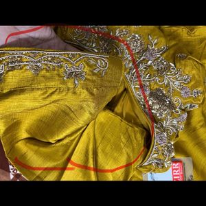 Brand New Hand Work Banarasi Gown With Dupptta