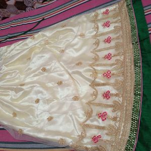 Suit With Lehnga Only One Time Wear Mehndi Ceremon