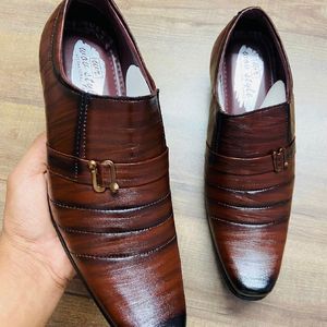 Brown Formal Shoes Only Size 6no Left