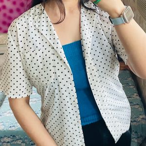 Satin Silk Polka Shrug