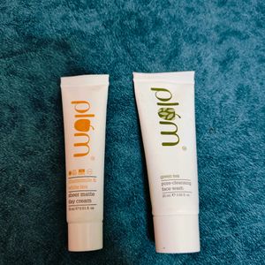 PLUM 50 SPF SUNSCREEN+FACEWASH