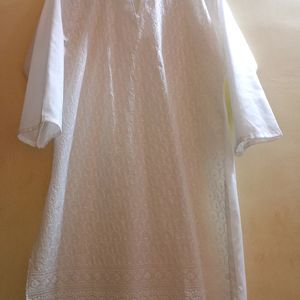 Women White Kurta