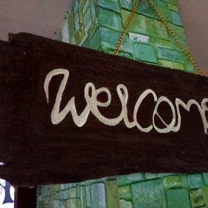 Wooden Handmade Welcome Board