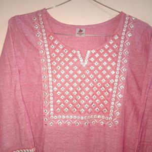 Pink Kurta Set