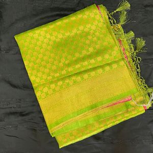 Soft Semi Banaras Silk Saree