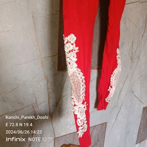 Red Leggings ₹170