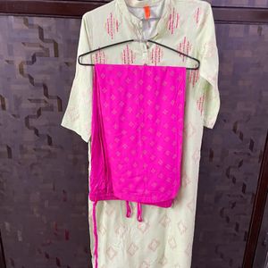 TACFAB KURTI SET with dupatta