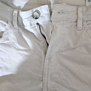 H&M White Denim Shorts