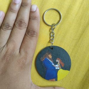 Beauty & The Beast Keychain