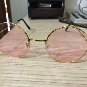 Pink Retro Sunglasses