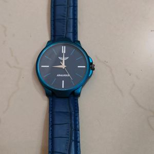 Mens Analogue Watch Blue