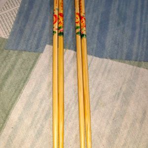 Wooden Chopsticks (reusable) 2 Pairs