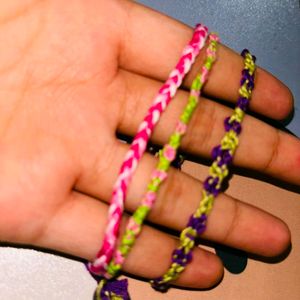 Thread Bracelets Set  For Women