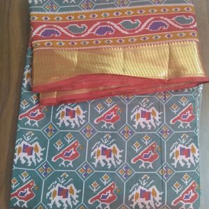 Pure Ikkath Patola Saree