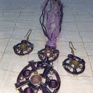 Purple Color Necklace