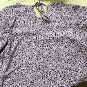 Ginger Purple Floral Top