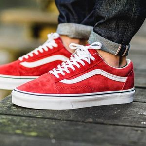 Vans Red Old Skool Sneakers