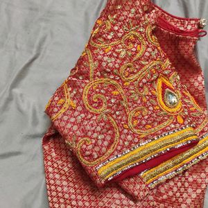 Bot Neck Hand embroidered Blouse Spring Work