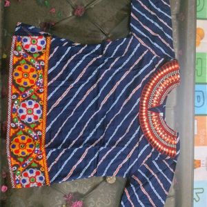 Unique Rajasthaani Short Kurti