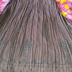 Printed Short Anarkali Kurta