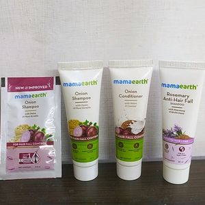 mama earth Onion Shampoo & Conditioner Pack Of 4