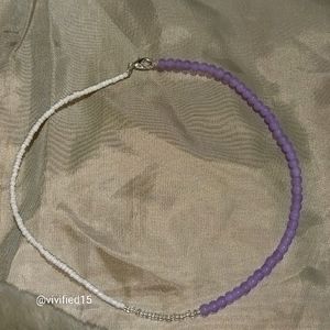 Lavender Beaded Necklace