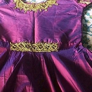 Purple dress/ Chudidar