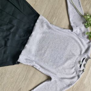 Grey Fullsleeve Top (S)