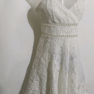 BEAUTIFUL WHITE NET FROCK