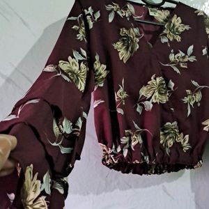 Floral Crop Top