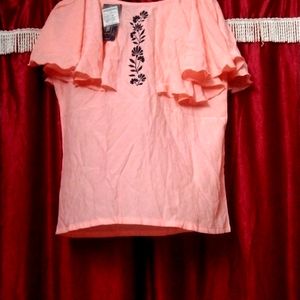 Pink Top With Tag