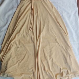 Long Cream Colour Skirt