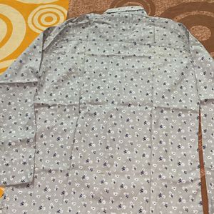 mens grey cotton shirt new not used