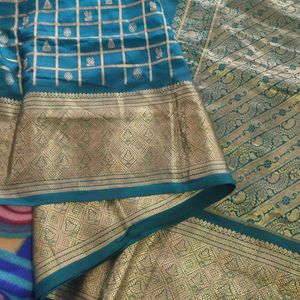 Sea green Silk Saree