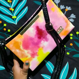 Hand-held Multicolour Bag