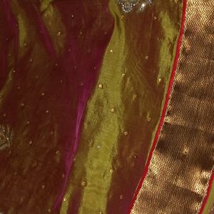 Double Colour Shade Saree