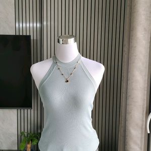 Zara Halter Neck Tank Top