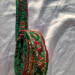 Green Lace/ Border For Sare/Dupatta