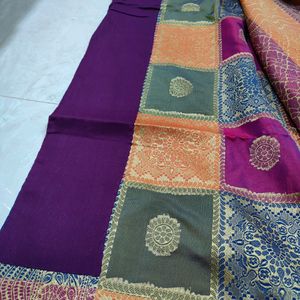 Multicolored Saree