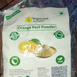 Orange Peel ,Multani Mitti , Mulethi Powder