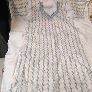 Chikankari Kurta Material