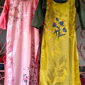 Combo Of 2 Beautiful Printed Kurtas