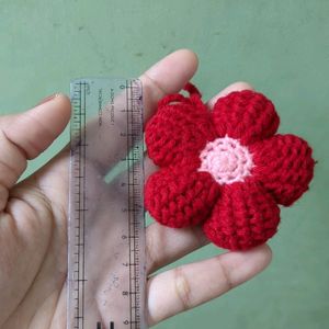 Crochet Flower Bag Charm🌸❤️