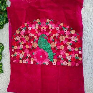 Pink Embroidery Lehenga Choli (Women's)