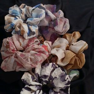 Printed Scrunchies