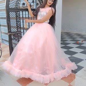 Peach Gown Designer