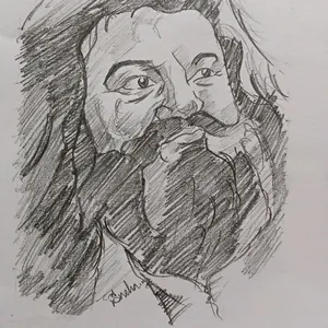 Harry Potter Hagrid Potrait Drawing